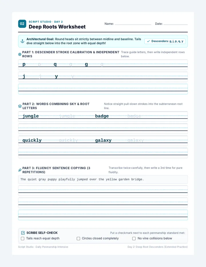 Deep Roots Worksheet