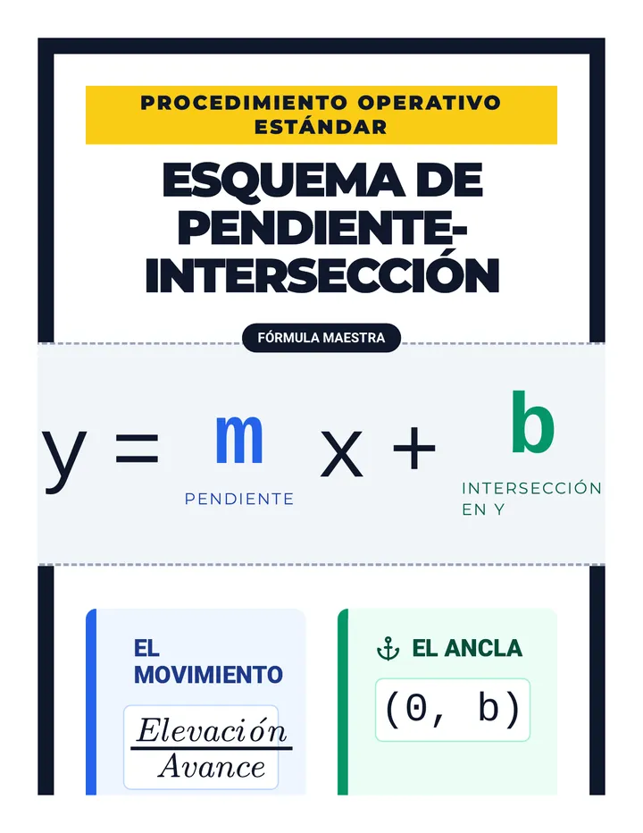 Slope Intercepted Anchor Chart