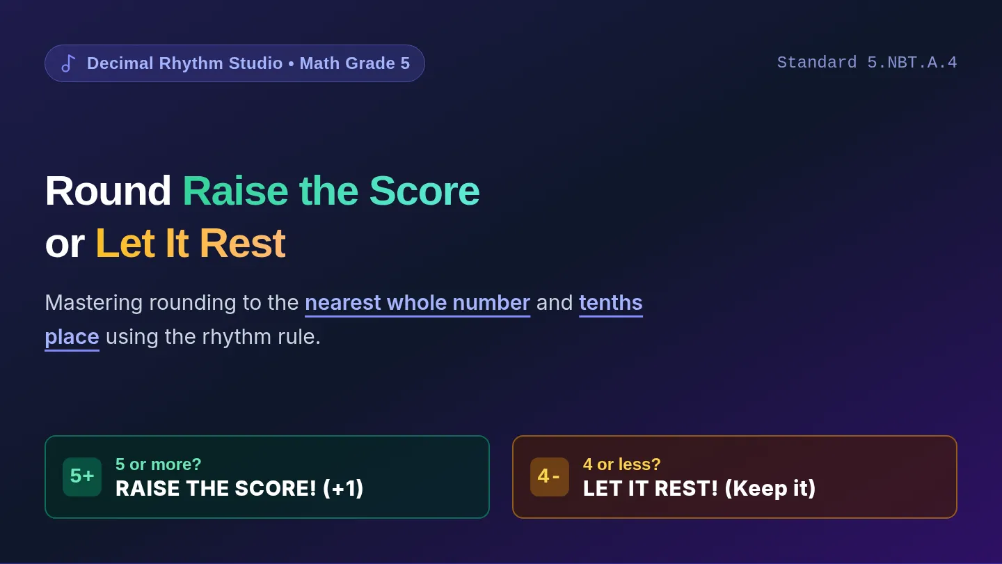 Round and Rest Slides