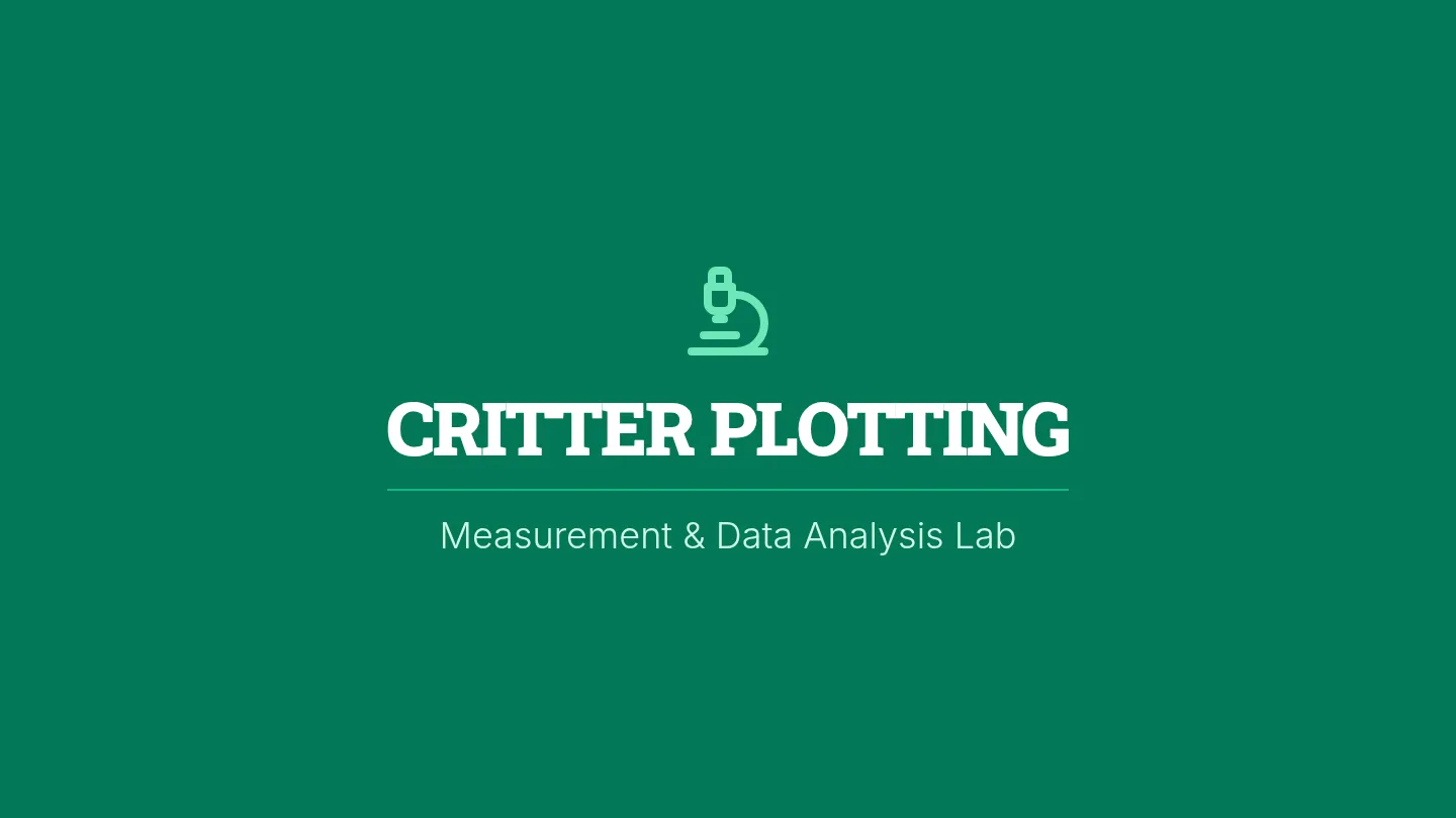 Critter Plot Slides
