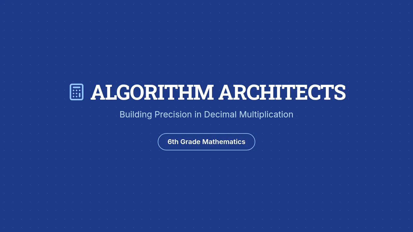 Algorithm Architects Slides