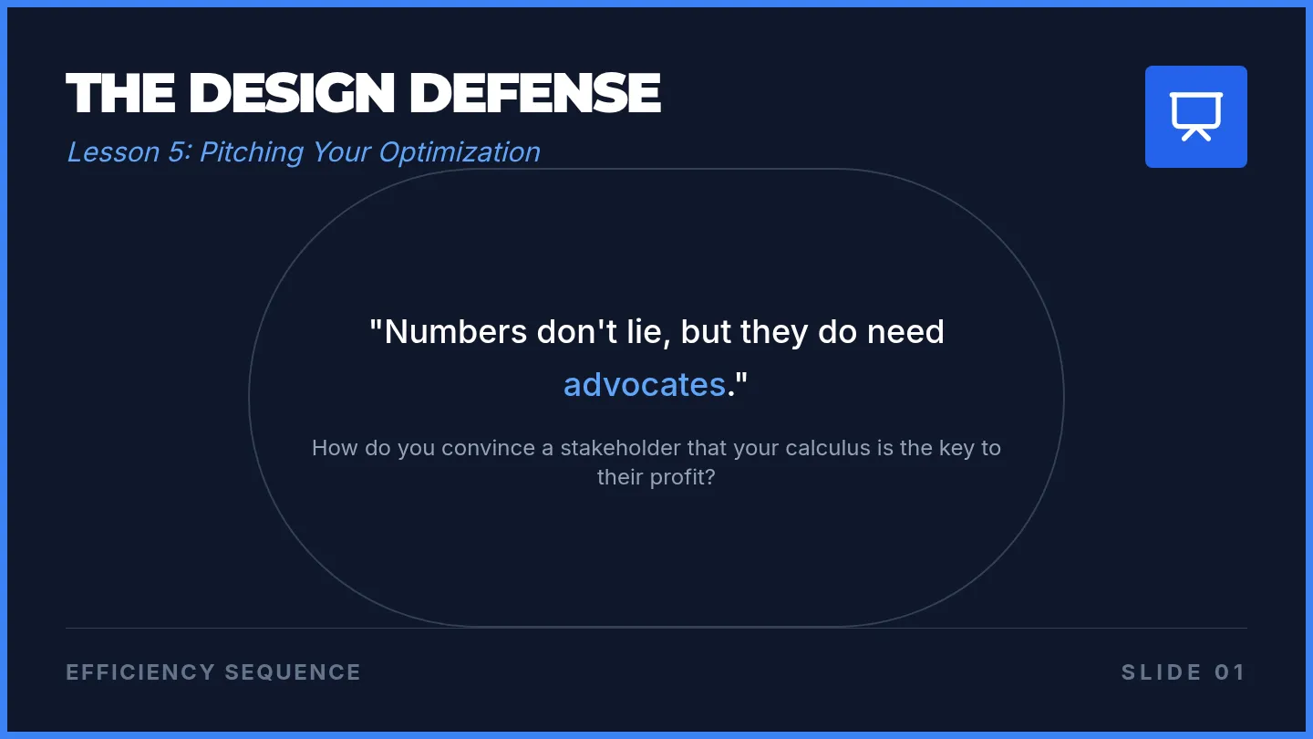 The Design Defense Slides