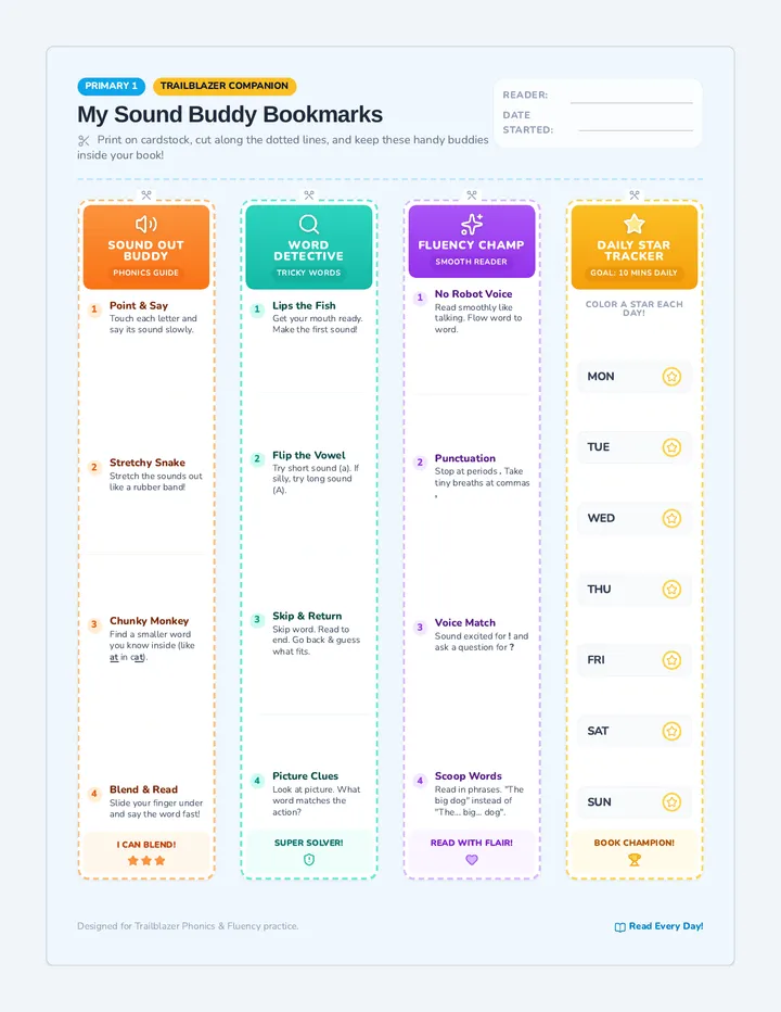 Sound Buddy Bookmarks Document