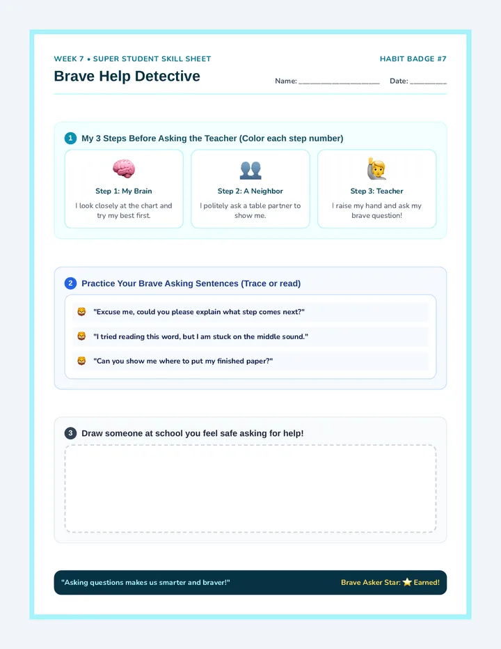 Brave Help Askers Activity
