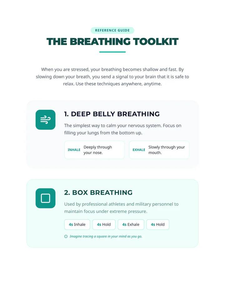 Breathing Techniques Handout
