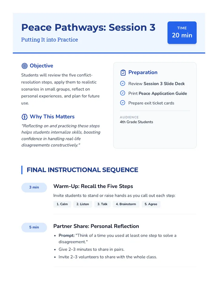 Session 3 Lesson Plan