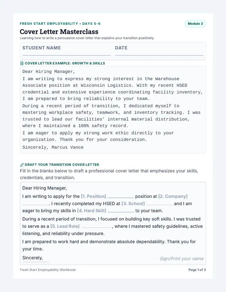 Professional Paperwork Workbook