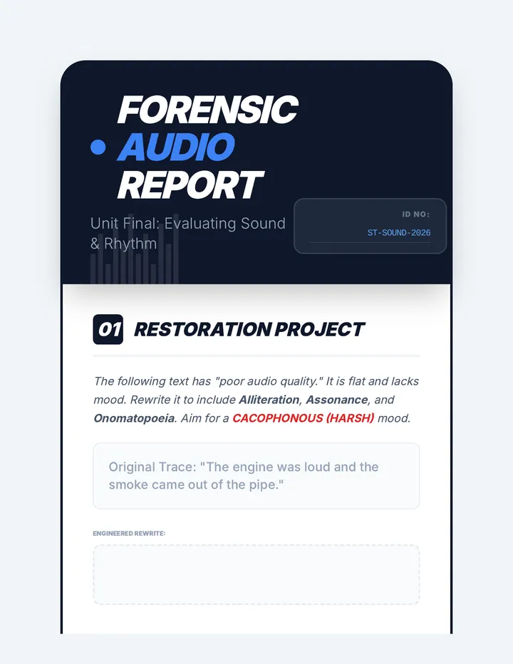 Sound Engineer Forensic Report