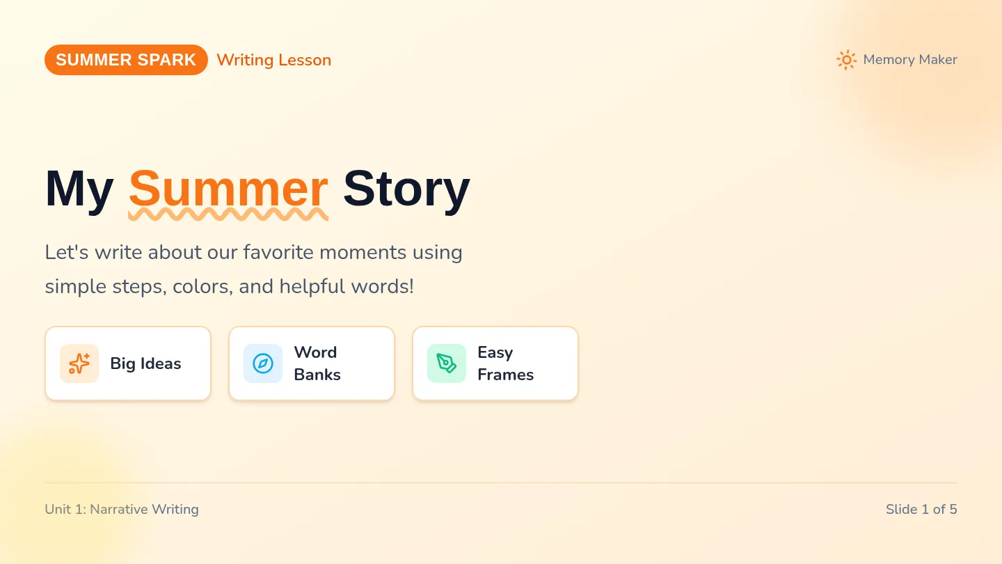 Summer Spark Slides