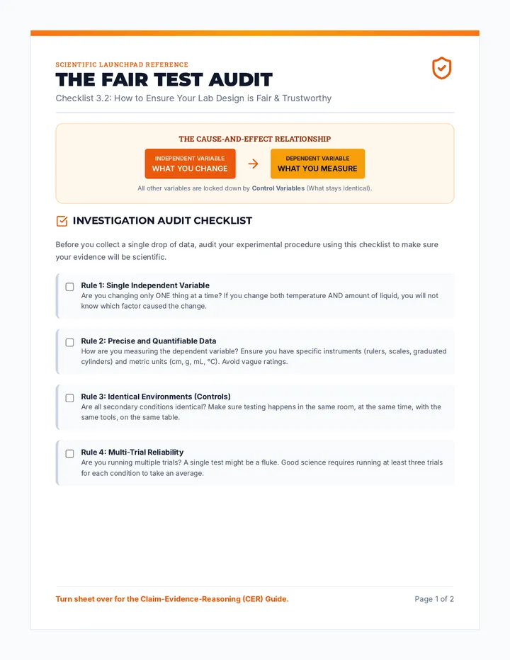 Investigation Design Checklists
