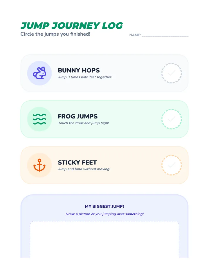 Jump Journey Log