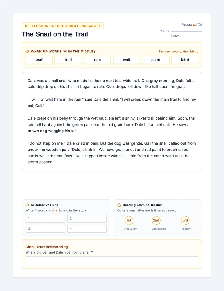 Tale Trail Decodables