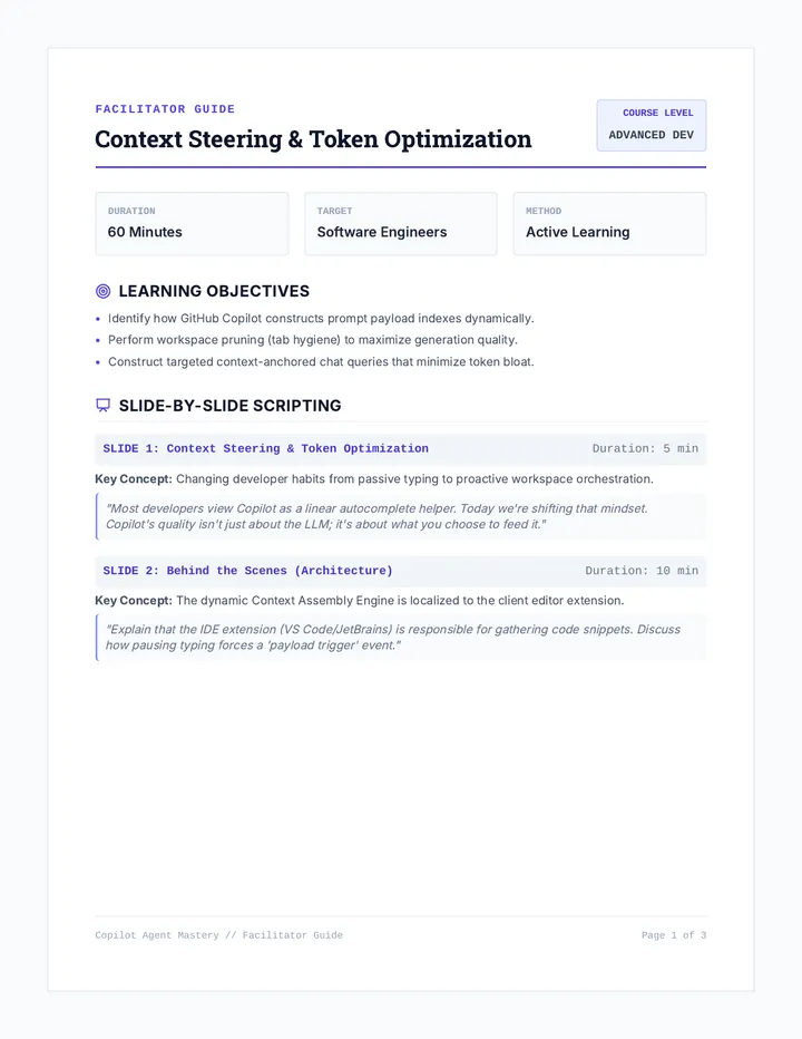 Context Steering Facilitator Guide