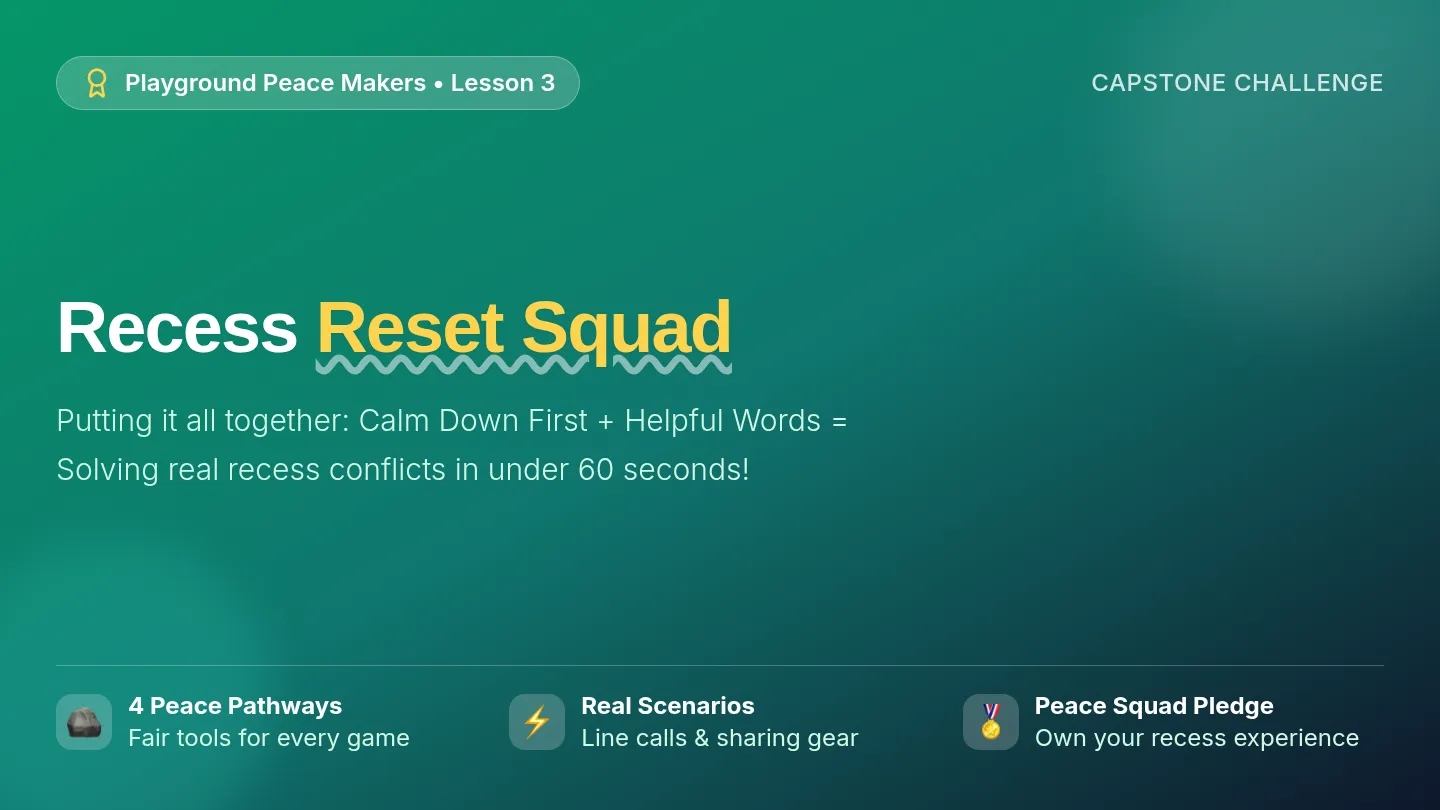 Recess Reset Slides