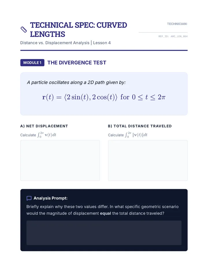 Distance and Length Worksheet