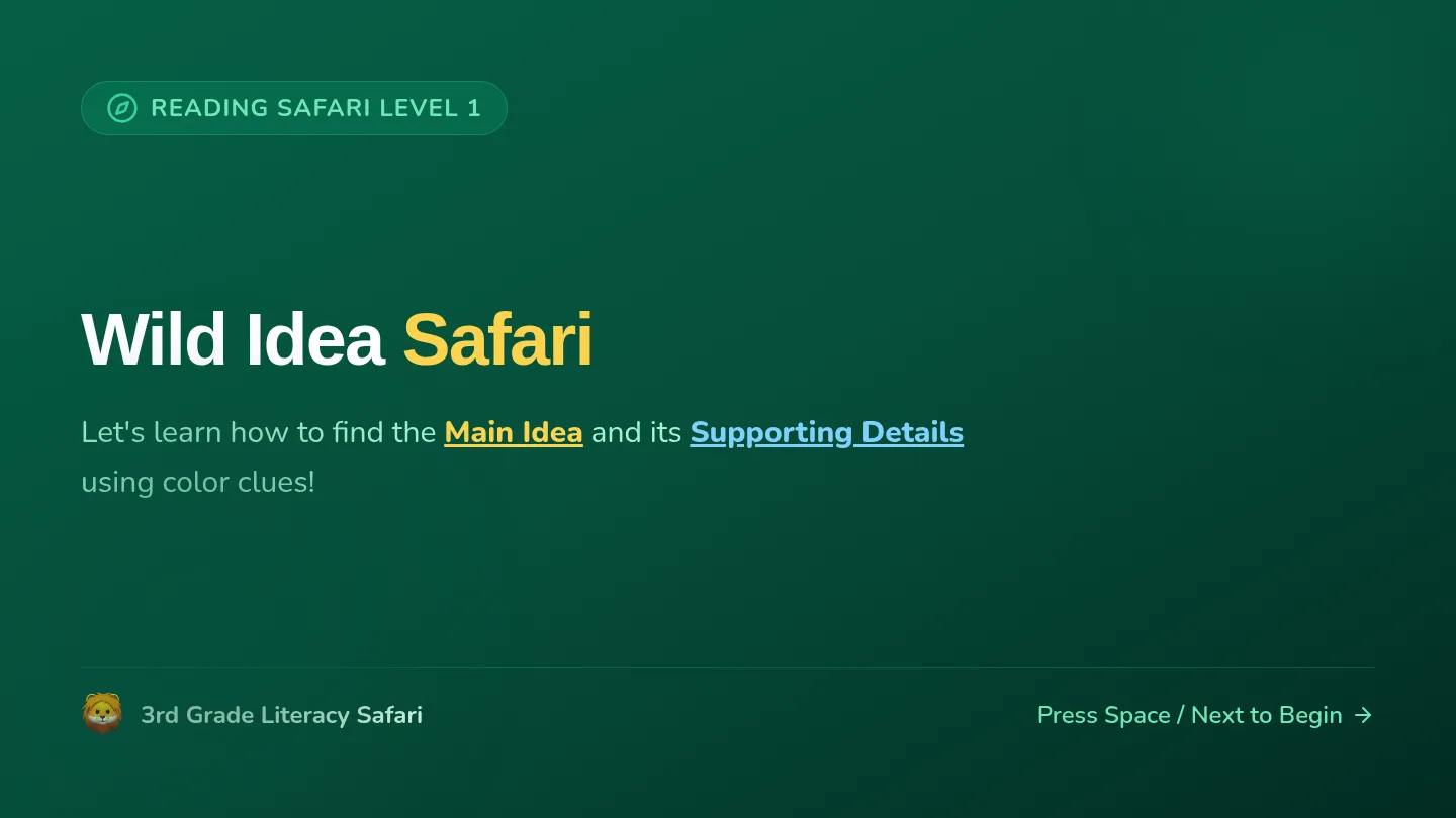 Wild Idea Slides