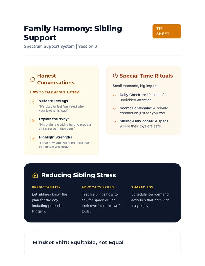 Family Dynamics Support Tip Sheet