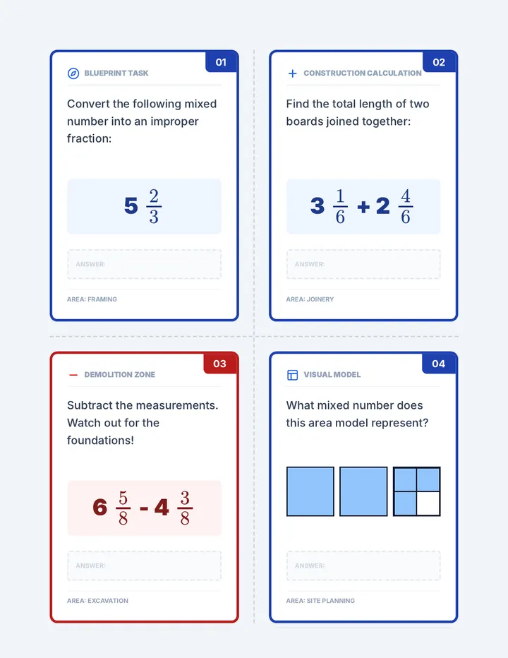 Blueprint Builders Task Cards