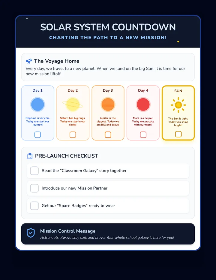 Mission Launch Checklist