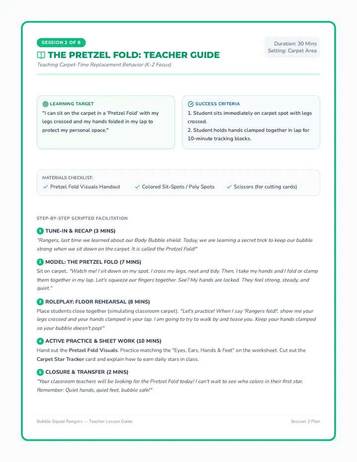 Pretzel Fold Guide