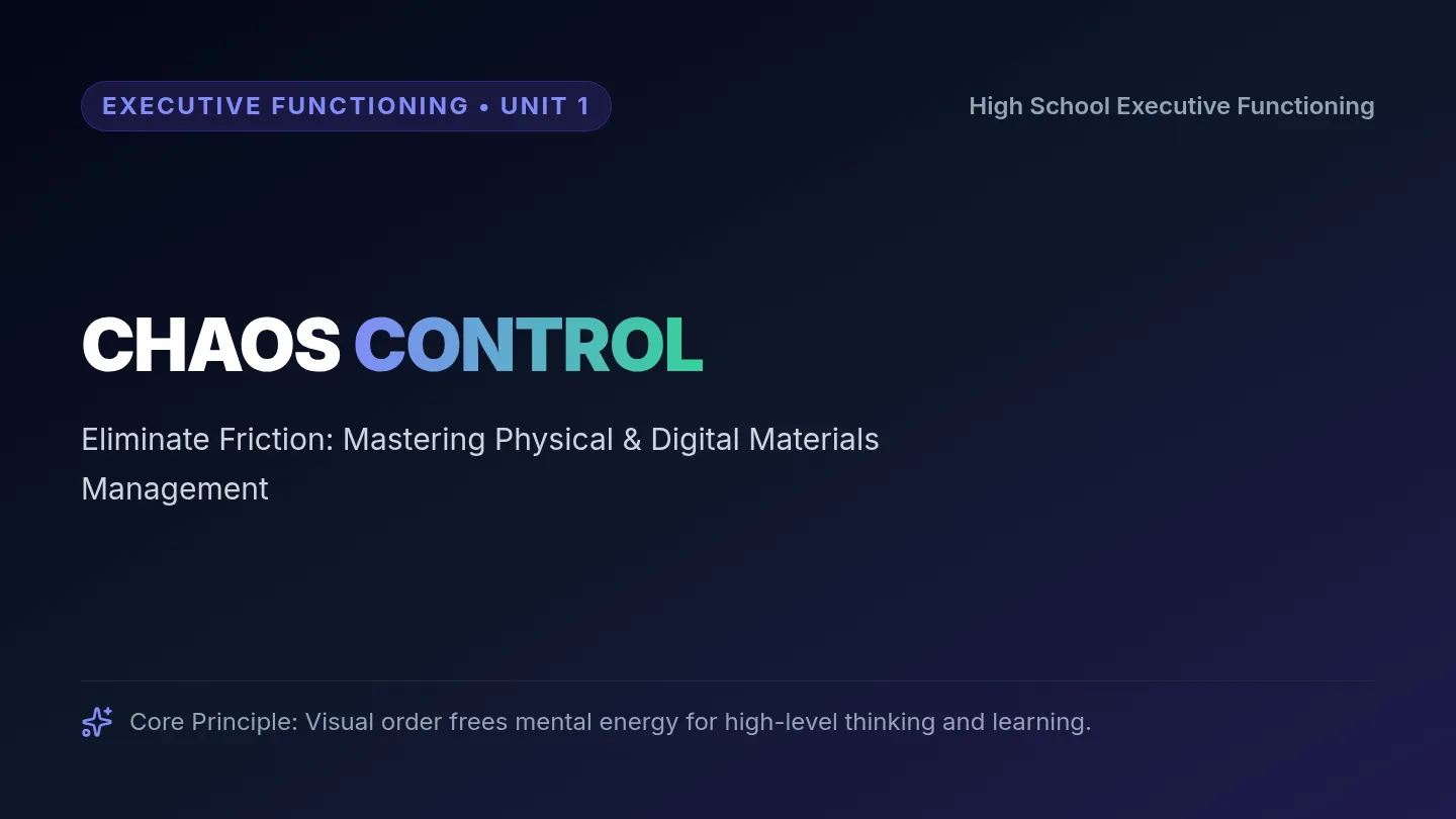 Chaos Control Slides