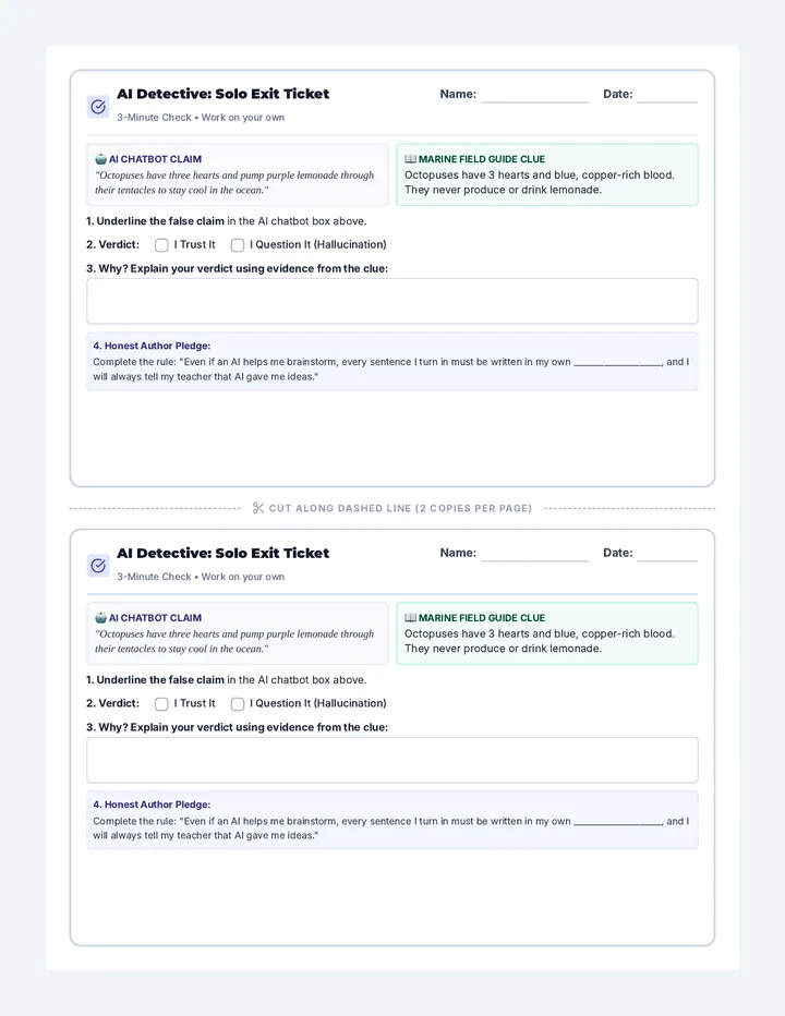 Bot Busters Exit Ticket