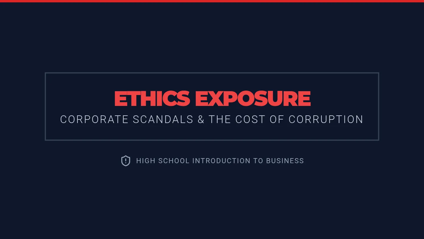 Ethics Exposure Slides