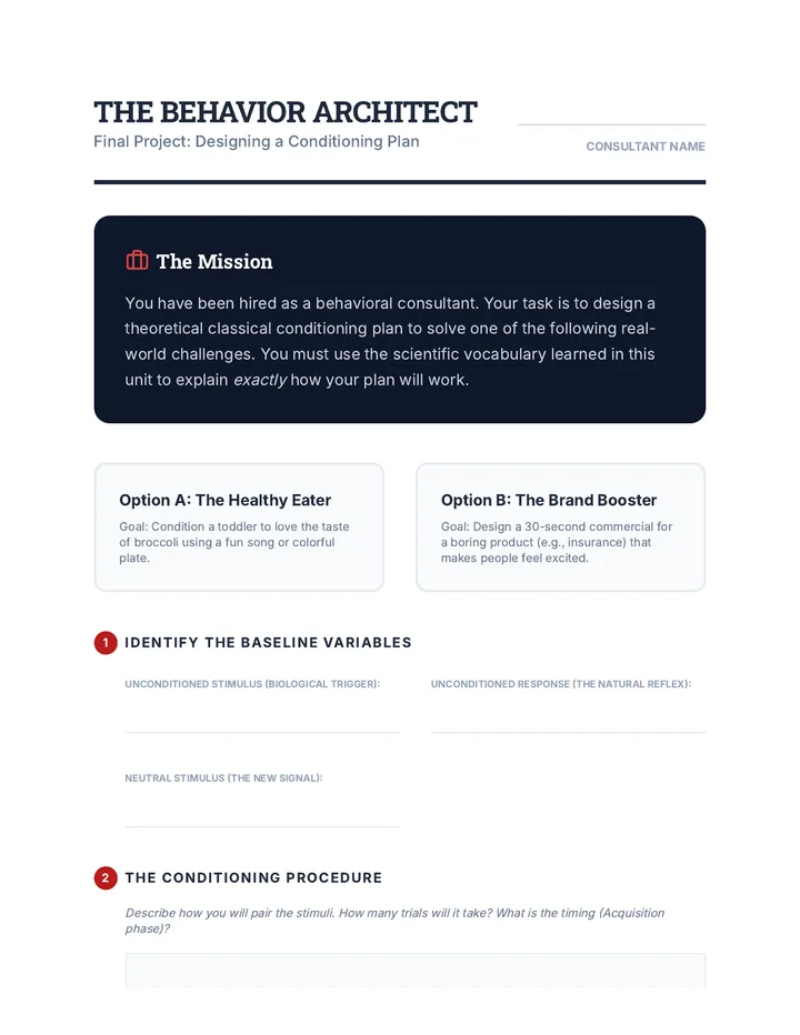 Behavior Design Project Guide