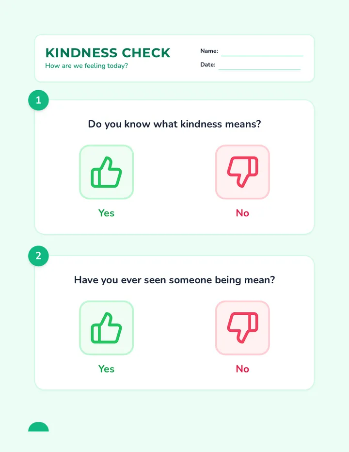 Kindness Pre Survey
