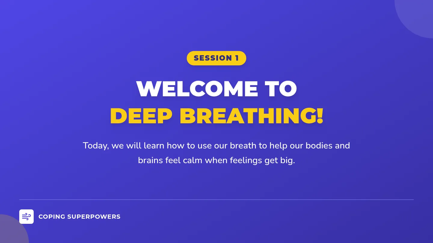 Deep Breathing Slides