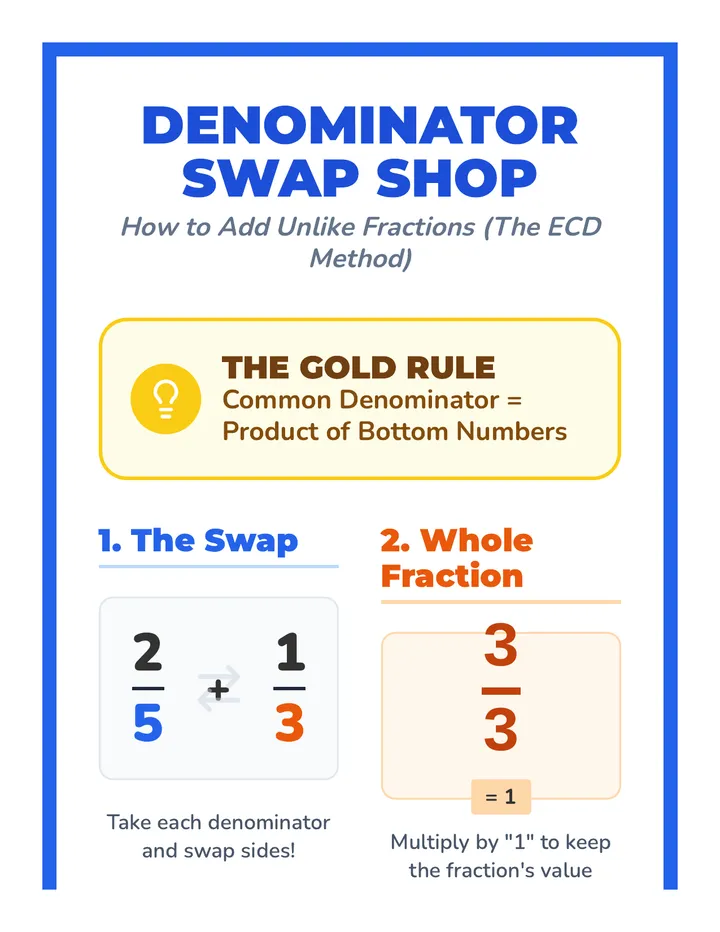 Denominator Swap Shop Anchor Chart