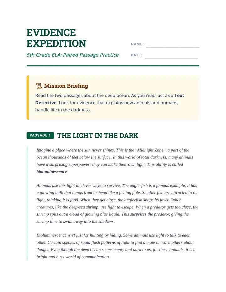 Evidence Expedition Practice Test
