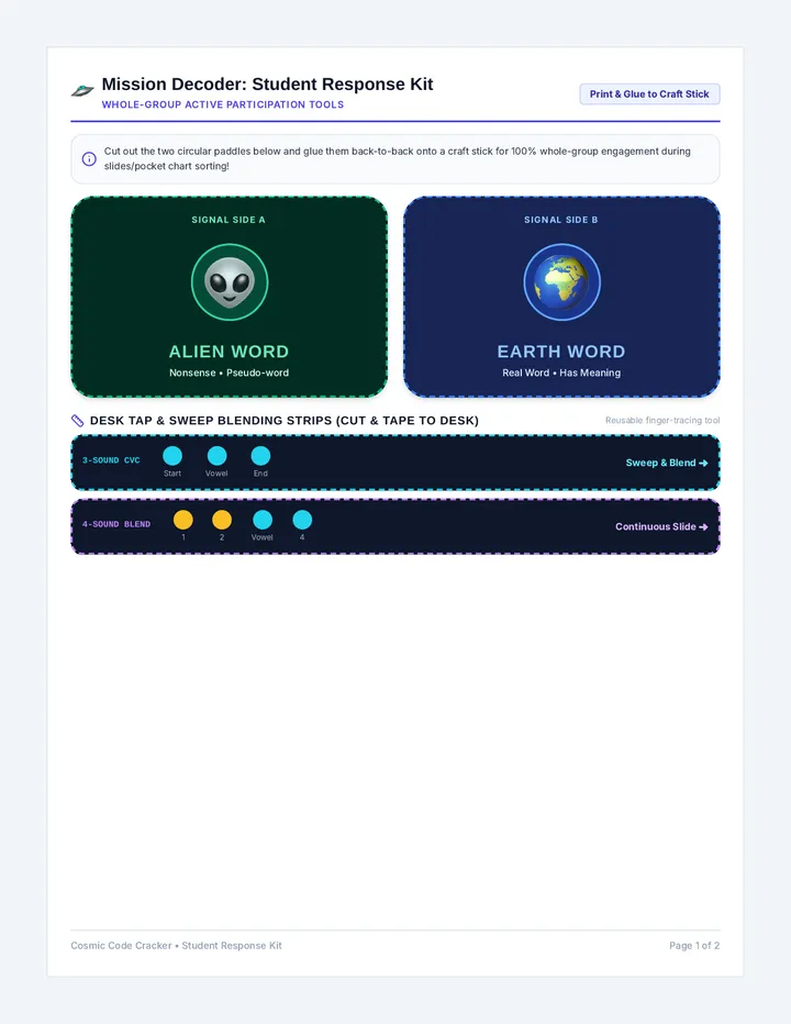Mission Decoder Activity Pack