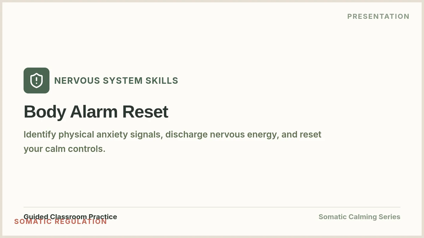 Body Reset Slides