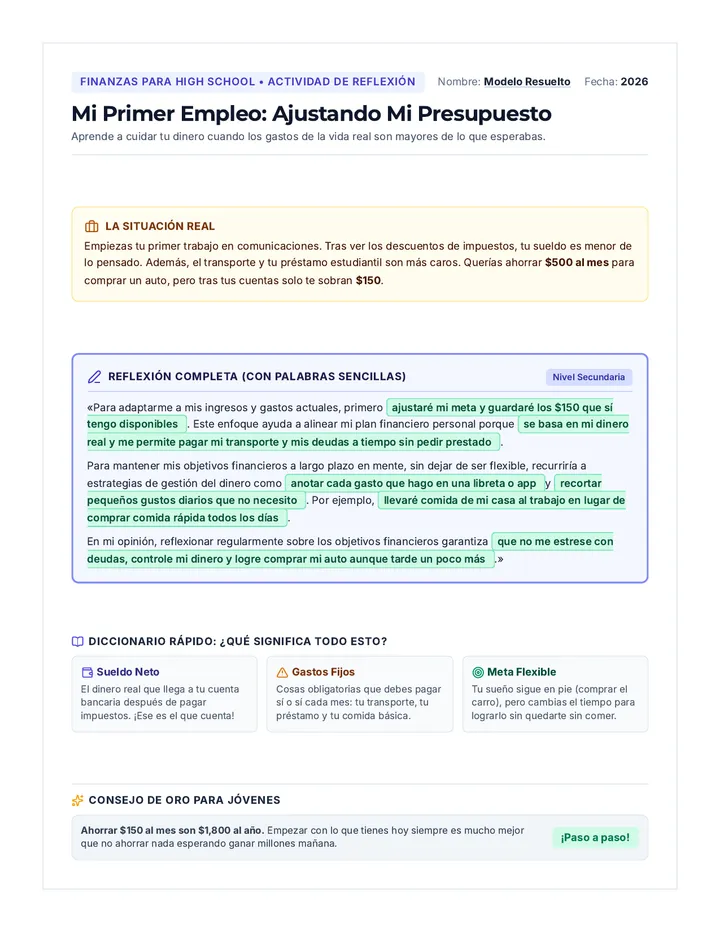 Mi Primer Empleo Taller