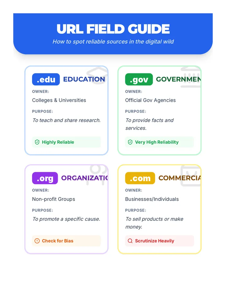URL Field Guide Anchor Chart