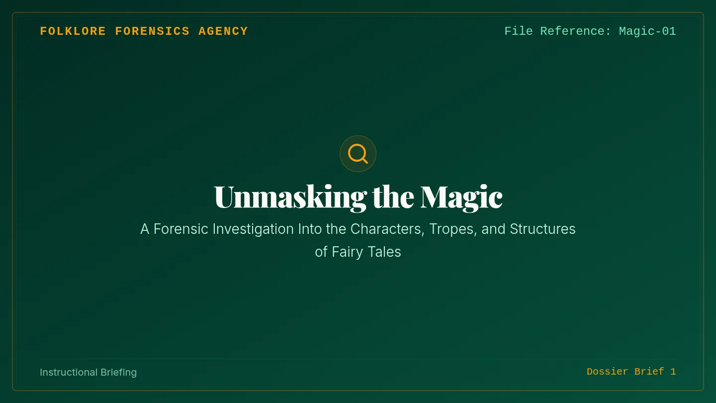 Fairy Tale Forensics Slides