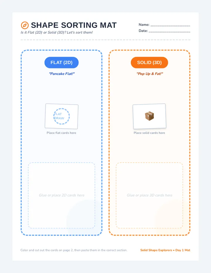 Shape Sorting Mats