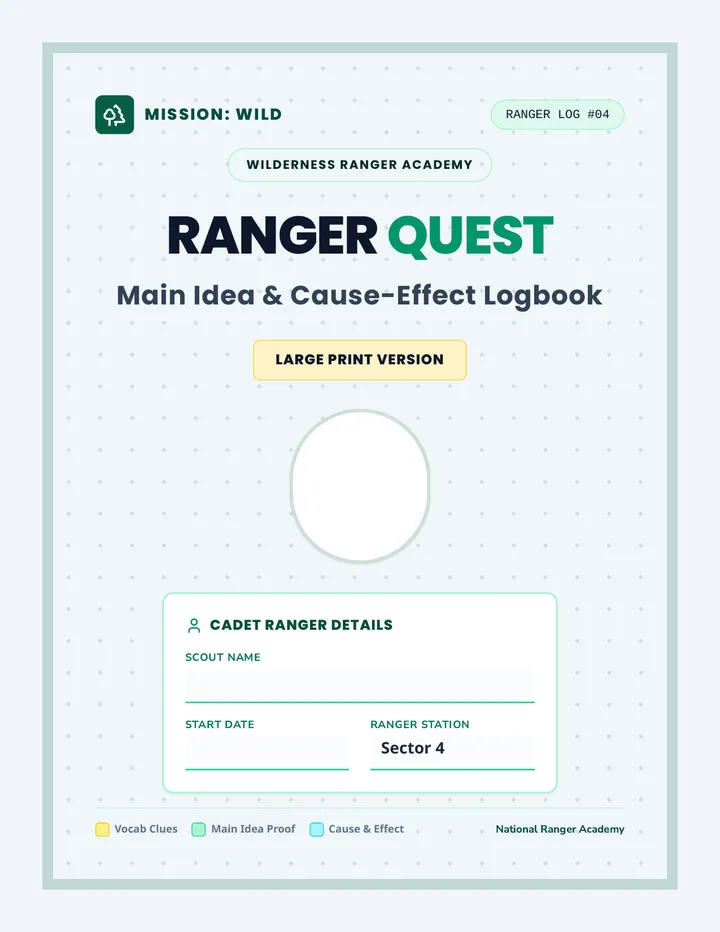 Wilderness Rangers Workbook
