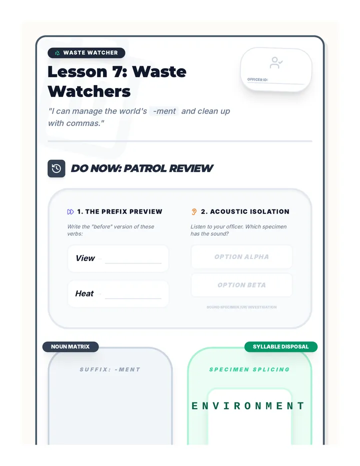 Waste Watchers Handout 7