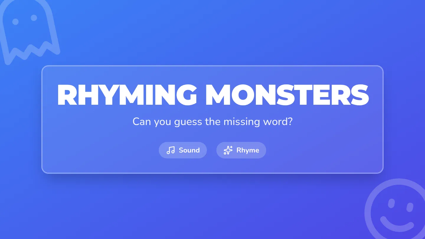 Rhyming Monsters Slides