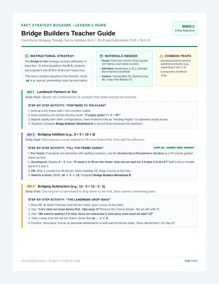 Bridge Builders Lesson Guide