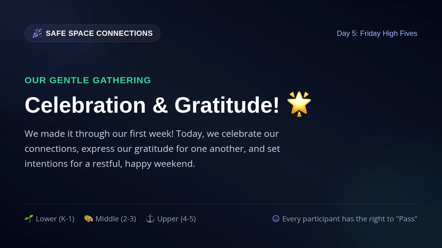 Day 5 Connection Slides