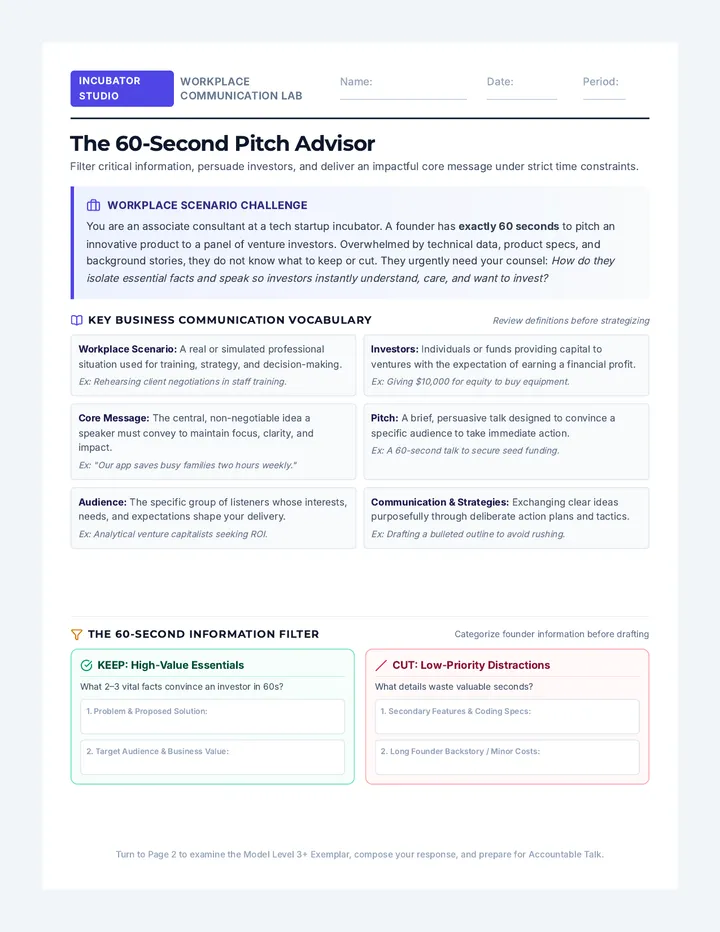 Pitch Perfect Activity