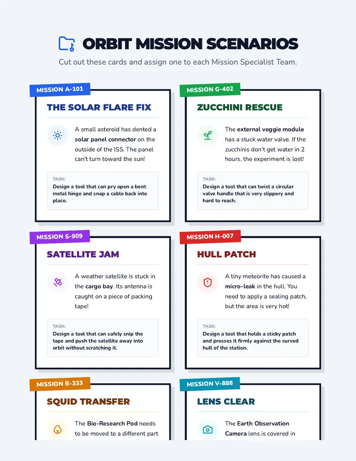 Orbit Mission Scenarios