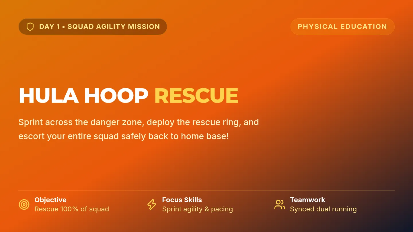 Hoop Rescue Activity Slides