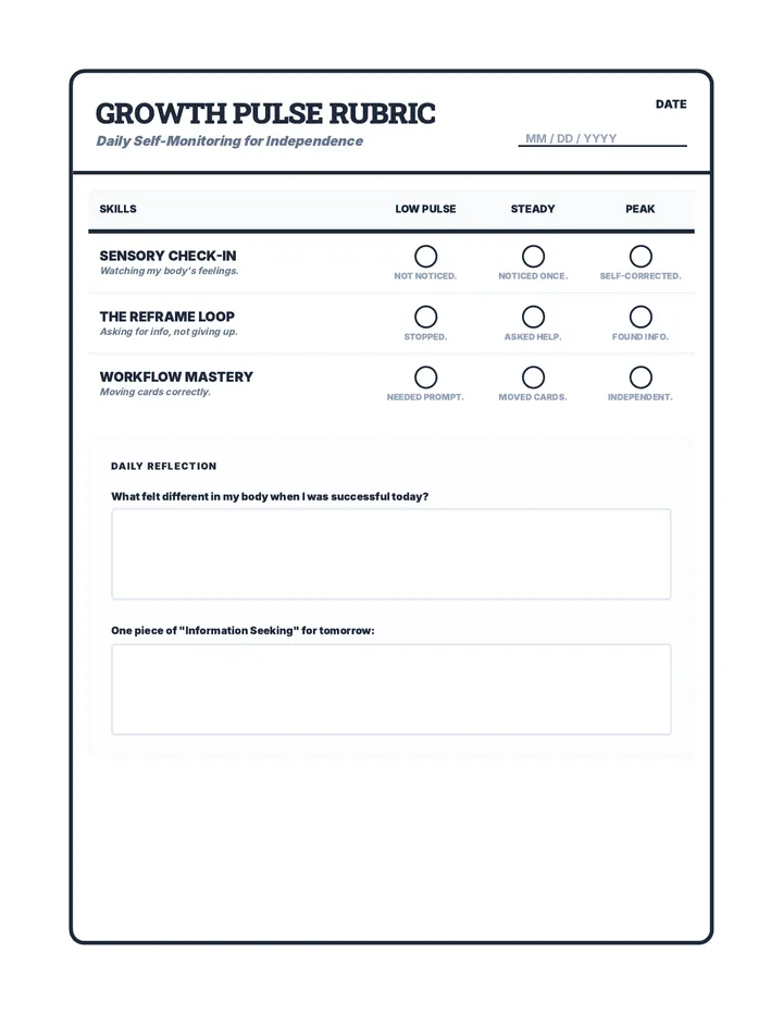 Project Pulse Growth Rubric