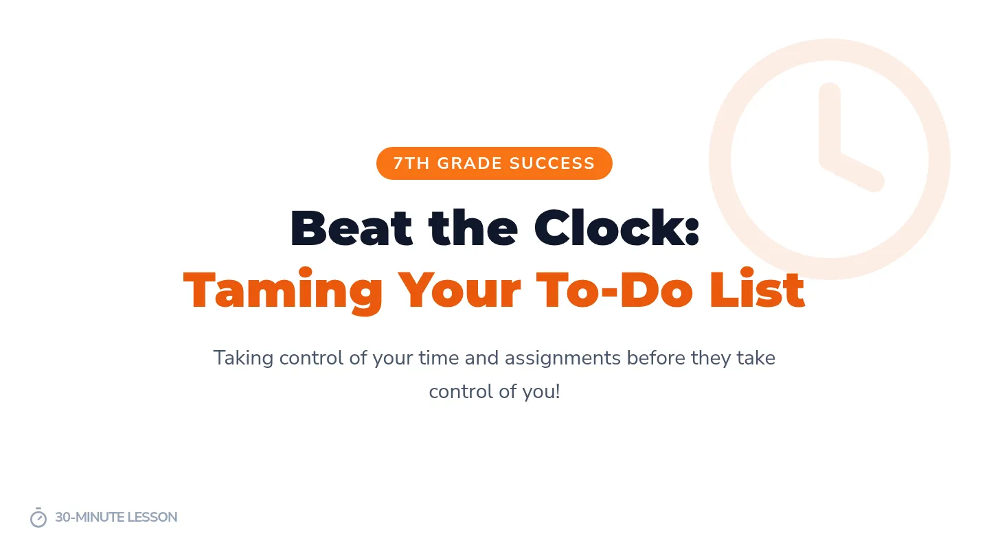 Beat the Clock Slide Deck