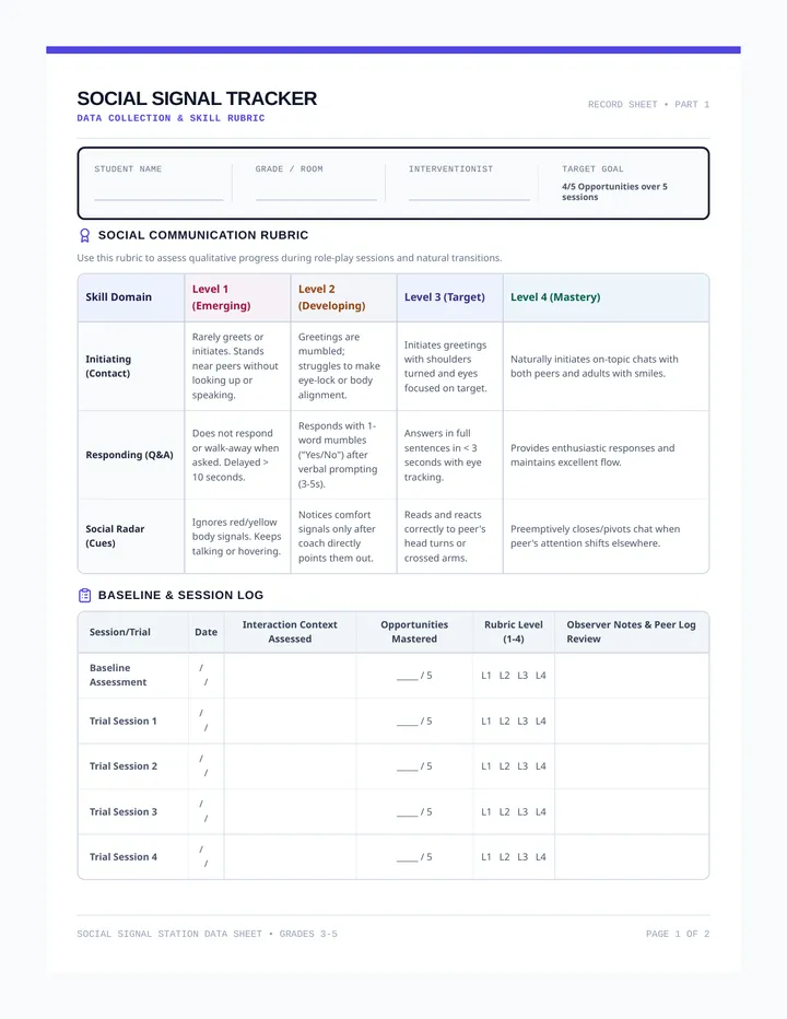 Social Signal Tracker