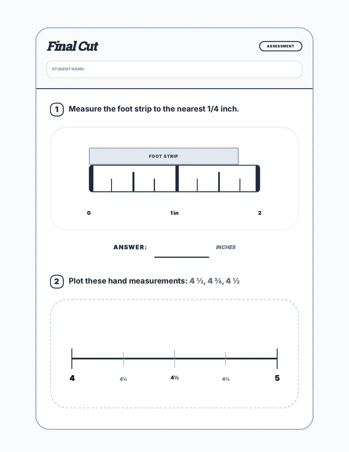 Final Cut Exit Ticket